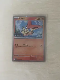 Pokemon TCG Victini Black Bolt 012/086 Rare Stamped Promo NM - Image 1