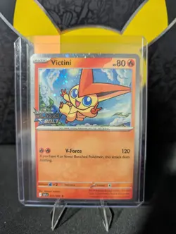 Victini | 12/086 | Pokemon | Black Bolt | Cosmos Holo Stamped Promo - Image 1