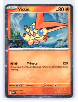 Victini - 012/086 - Cosmos Holo Stamped Promo Pokemon - Black Bolt - Image 1