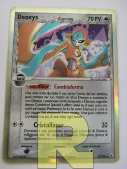 Deoxys Delta ® Fantasmi di Holon 5/110 ® Rara Holo Foil ® Pokemon Italiano Good - Image 2