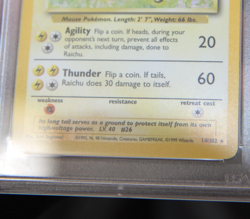 Pokemon Base Set Raichu Holo 14/102 PSA 5 - Image 4