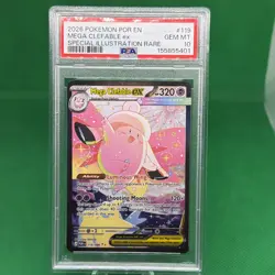 2026 POKEMON PERFECT ORDER SPECIAL ILLUSTRATION RARE MEGA CLEFABLE EX PSA 10 - Image 1