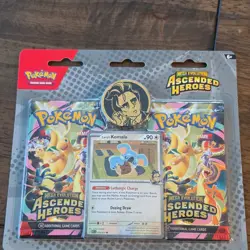 Pokemon TCG Mega Evolution Ascended Heroes Kit Komala Larry Promo Foil Booster - Image 1