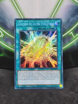 Yugioh Cocoon of Ultra Evolution LDS1-EN073 Secret Rare NM - Image 1