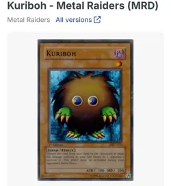 Kuriboh MRD-071 Metal Raiders Unlimited|Unlimited Edition - Image 1
