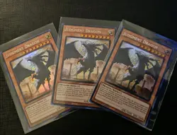 3x Judgment Dragon BLC1-EN012 Silver Ultra Rare 1st Ed YuGiOh NM Playset - Image 1