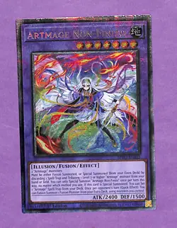 Yugioh Artmage Non-Finito BPRO-EN035 Starlight Rare 1st Edition Unplayed - Image 1