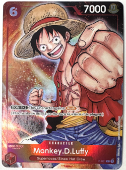 One Piece Monkey.D.Luffy P-001 Premium Collection Bandai Games Fest 23-24 Promo - Image 1