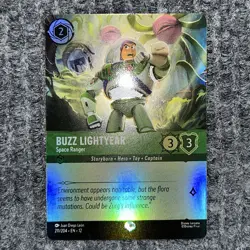 Disney Lorcana Wilds Unknown Buzz Lightyear 211/204 Epic Foil - Image 2