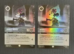 Disney Lorcana Minnie Mouse Ghost Hunter Epic Whispers In The Well Qty 2 - Image 1