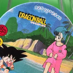 Bulma Son Goku 346 Dragon Ball Z Shueisha Menko Anime TCG Card Japan 1.8 inch - Image 2