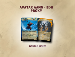 Avatar Aang / Master of Elements - Custom Card - Image 1