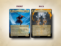 Avatar Aang / Master of Elements - Custom Card - Image 2
