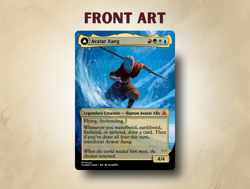 Avatar Aang / Master of Elements - Custom Card - Image 3