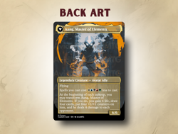 Avatar Aang / Master of Elements - Custom Card - Image 4