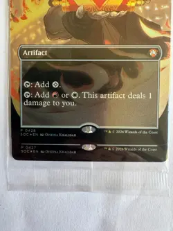 FOIL Talisman Of Conviction + Sol Ring BORDERLESS MTG Secrets of Strixhaven NEW - Image 2
