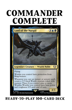 Lord of the Nazgul LotR INSTANTS and SORCERIES Magic MTG Custom Commander Deck - Image 1