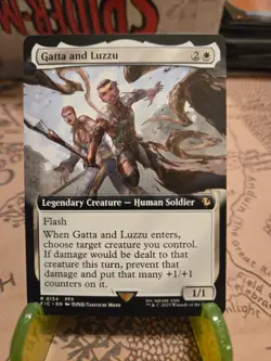 MTG Gatta and Luzzu Commander: Final Fantasy Regular Extended Art Rare NM - Image 1