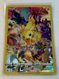 Pokemon Crown Zenith - Pikachu 160/159 Near Mint - Image 1