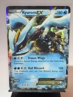 Pokemon TCG Kyurem ex Legendary Treasures 44/113 Holo Holo Rare EX- OC - Image 1