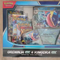 Pokemon TCG Greninja Kingdra ex Special Collection SEALED 8 Booster Packs - Image 2