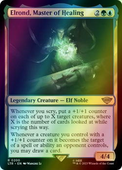 Elrond, Master of Healing FOIL, The Lord of the Rings, MTG LTR - Image 1