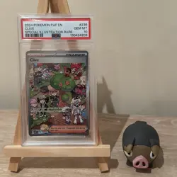 Pokemon TCG Paldean Fates Clive Special Illustration Rare 236/091 Psa 10 - Image 1