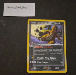 Pokemon Dark Dragonite 15/109 Holo Rare LP/NM EX Team Rocket Returns 2004 - Image 1