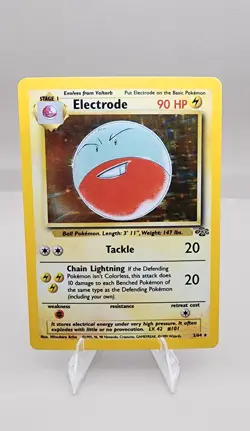 Pokemon TCG Electrode Jungle 2/64 Holo Unlimited Holo Rare - Image 1