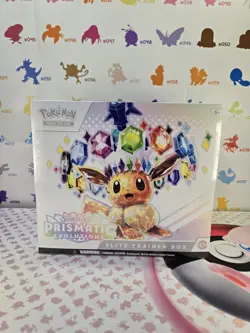 Pokemon TCG Scarlet & Violet Prismatic Evolutions Elite Trainer Box - Image 1