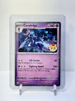 Pokemon TCG Ceruledge 040/091 Pokemon Day Stamped Cosmos Holo Promo NM/M - Image 1