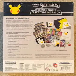 Pokemon Center Celebrations Elite Trainer Box ETB 25th Anniversary PC - Sealed - Image 2