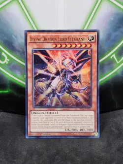 Yugioh Divine Dragon Lord Felgrand SR02-EN001 Ultra Rare 1st Ed LP - Image 1