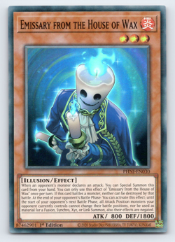 Emissary from the House of Wax - PHNI-EN030 - Super Rare - 1st Edition Yugioh - Image 1