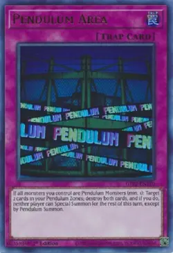 Pendulum Area - GFP2-EN170 Ultra Rare 1st Ed Yugioh Ghost From The Past 2 - Image 1