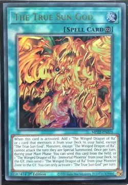 Yu-Gi-Oh! TCG The True Sun God MP22-EN275 Ultra Rare 1st Edition Near Mint - Image 1