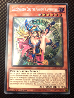 Yu-Gi-Oh! Dark Magician Girl the Magician´s Apprentice, ALIN-EN004, SCR, 1.Ed.NM - Image 1