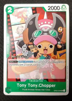 One Piece TCG - OP02-034 - Tony Tony.Chopper - Paramount War Prerelease - NM - Image 1