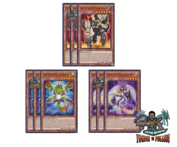 Yugioh 3x Maiden Fiend Reflection of the Millennium Moon Deck INFO 1st Ed NM - Image 1