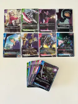 Gundam TCG GD02 Holo Foil Card Bundle X36 Cards 🔥 - Image 1