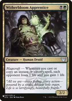 Witherbloom Apprentice x1 1x Mystery Booster 2 NM MTG - Image 1