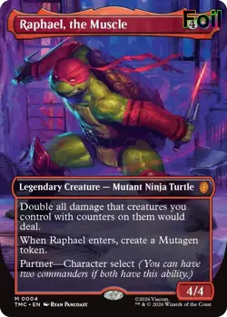 Raphael, the Muscle (0004) (Borderless)- (NM)-*Foil*-EN-[TMC - 4] - Image 1