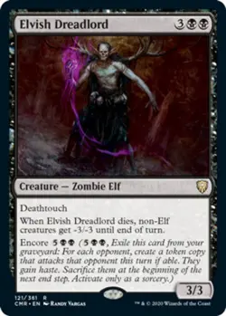 Elvish Dreadlord Commander Legends Lightly Played, English - Image 1