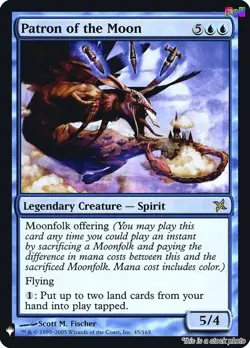 MTG Foil Patron of the Moon 45 The List Reprints NM Magic - Image 1