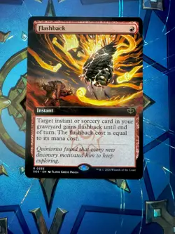 MTG Flashback (Extended Art) Secrets of Strixhaven (SOS) Regular NM - Image 1