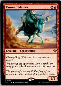 Taurean Mauler 633 Rare Foundations Magic: The Gathering Near Mint - Image 1