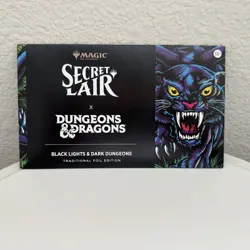 Secret Lair Dungeons & Dragons Black Lights & Dark Dungeons FOIL - SEALED MTG - Image 1