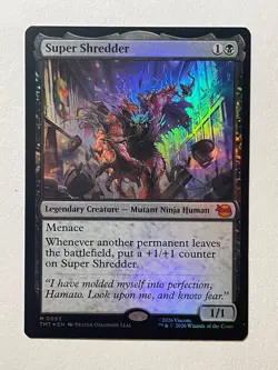 Super Shredder Foil 83 Teenage Mutant Ninja Turtles Magic the Gathering - Image 1