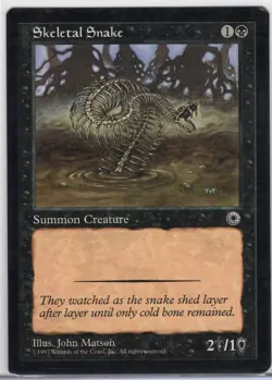 1x Skeletal Snake - Portal - Near Mint - Image 1
