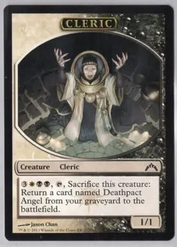 1x Cleric Token - Gatecrash - Near Mint - Image 1